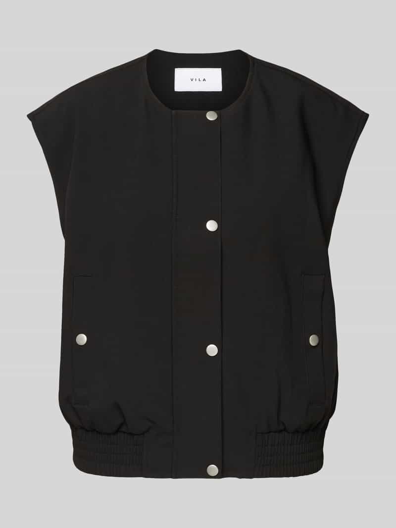 Vila Gilet met strookzakken model 'LIVA'
