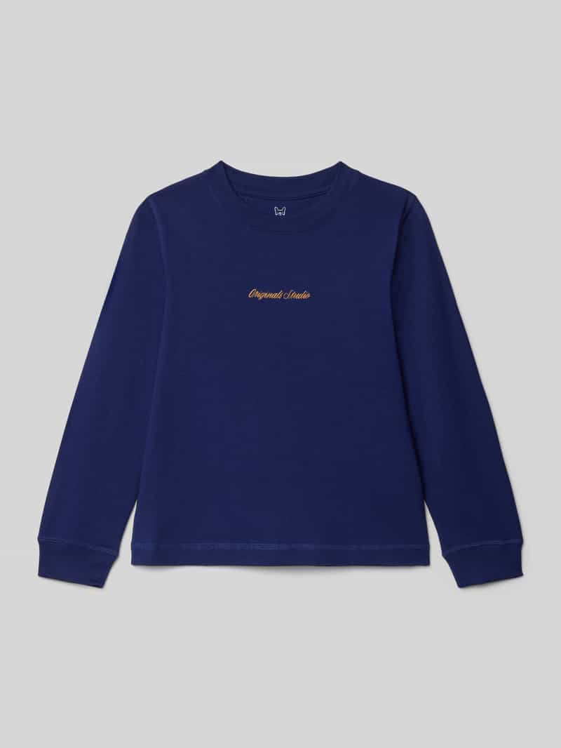 jack & jones Sweatshirt met labelstitching model 'NORREBRO'