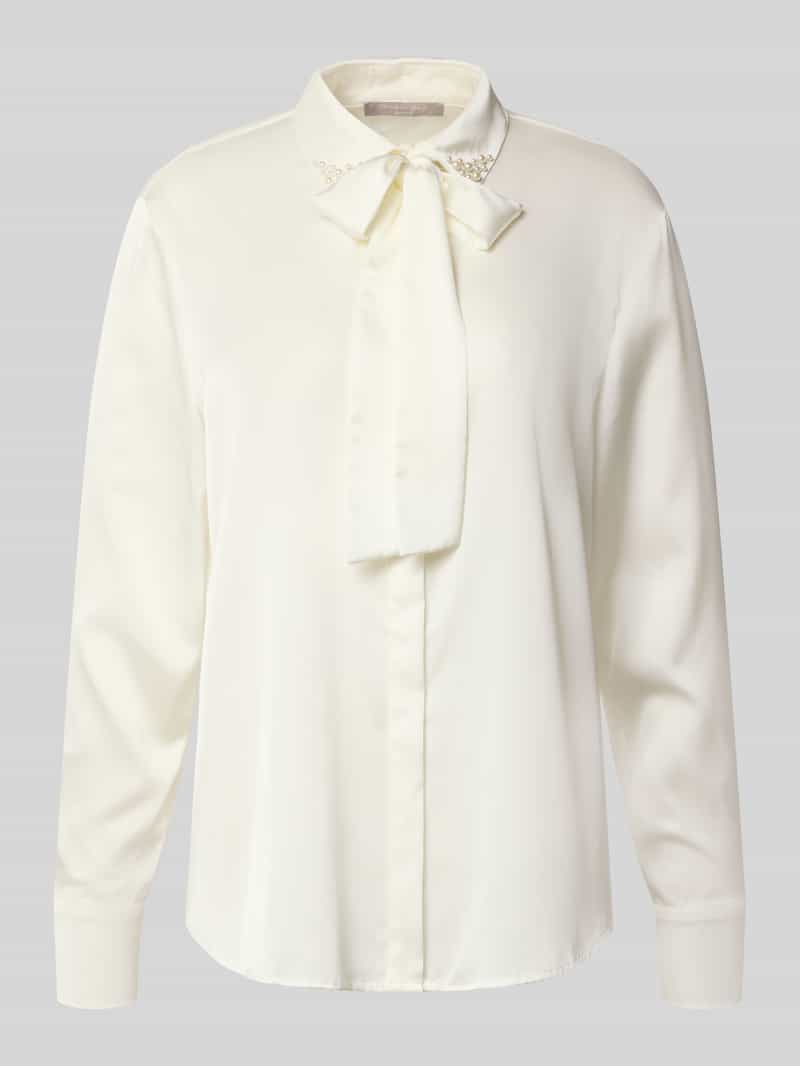 Christian Berg Woman Selection Regular fit strikblouse met kralen