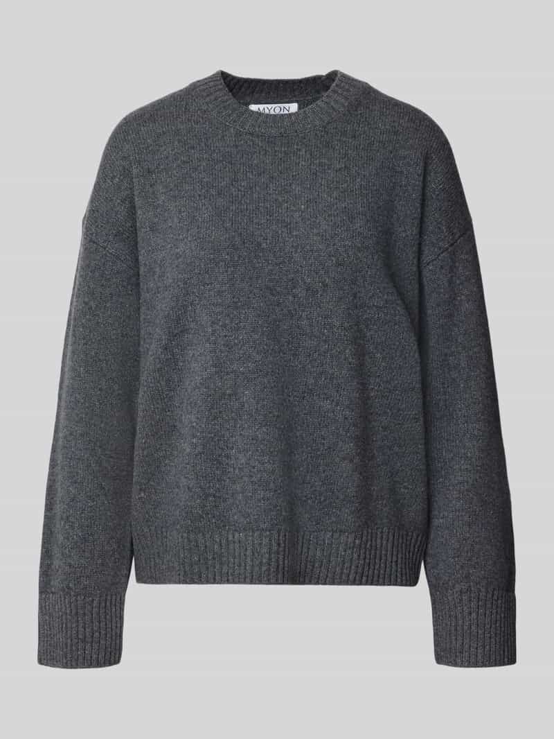 Regular fit pullover van wolmix met kasjmier-aandeel