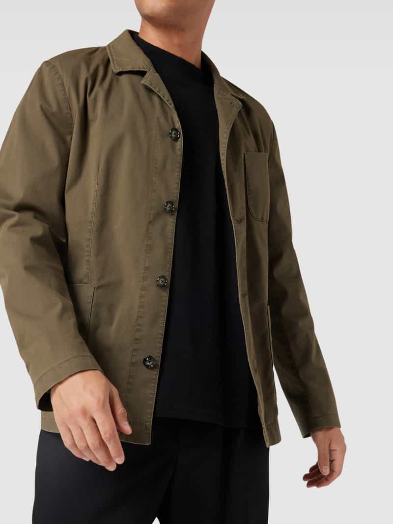 JOOP! Collection Loose fit overhemdjack met stretch