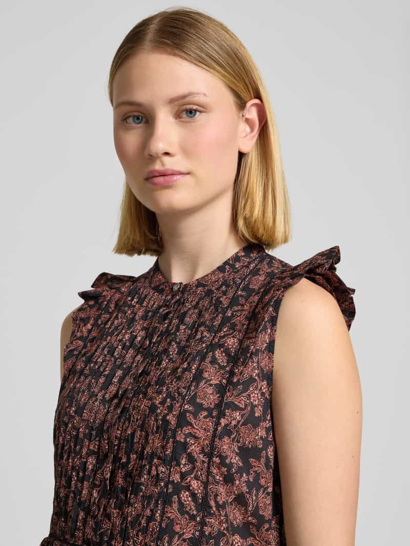 Boss Orange Mini-jurk met ruches model 'Dantiana'