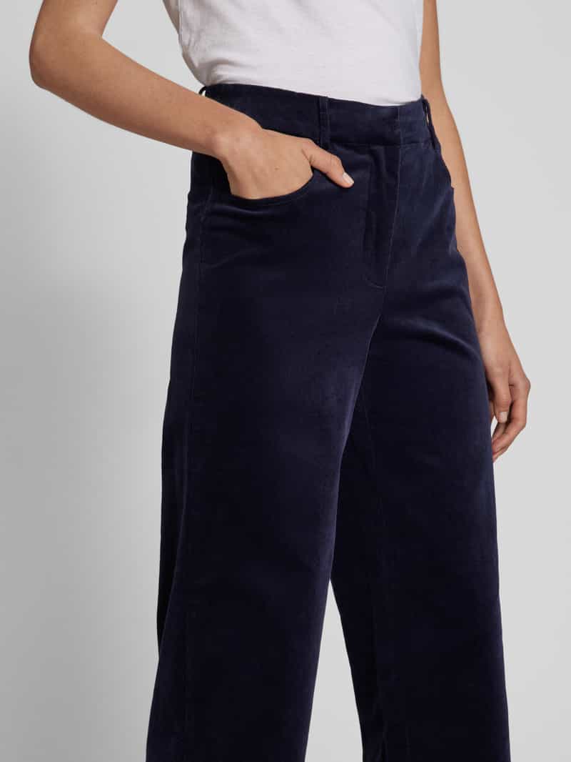 YAS Flared broek met steekzakken model 'CORDA'