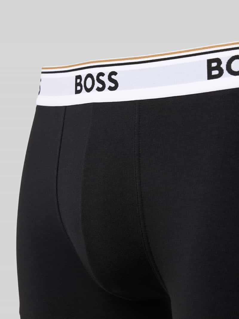 Boss Regular fit boxershort van een mix van katoen en elastaan in een set van 3 stuks