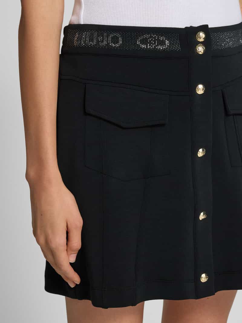 LIU JO SPORT Minirok met knoopsluiting en klepzakken