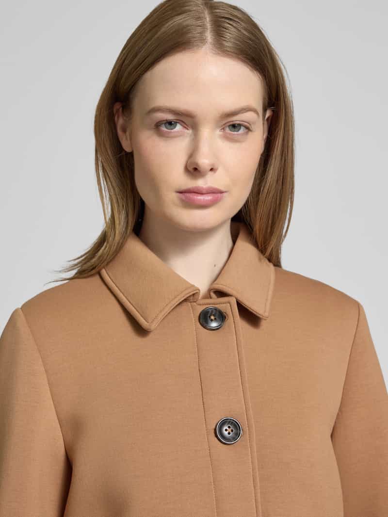 Christian Berg Woman Selection Regular fit jack met platte kraag en steekzakken