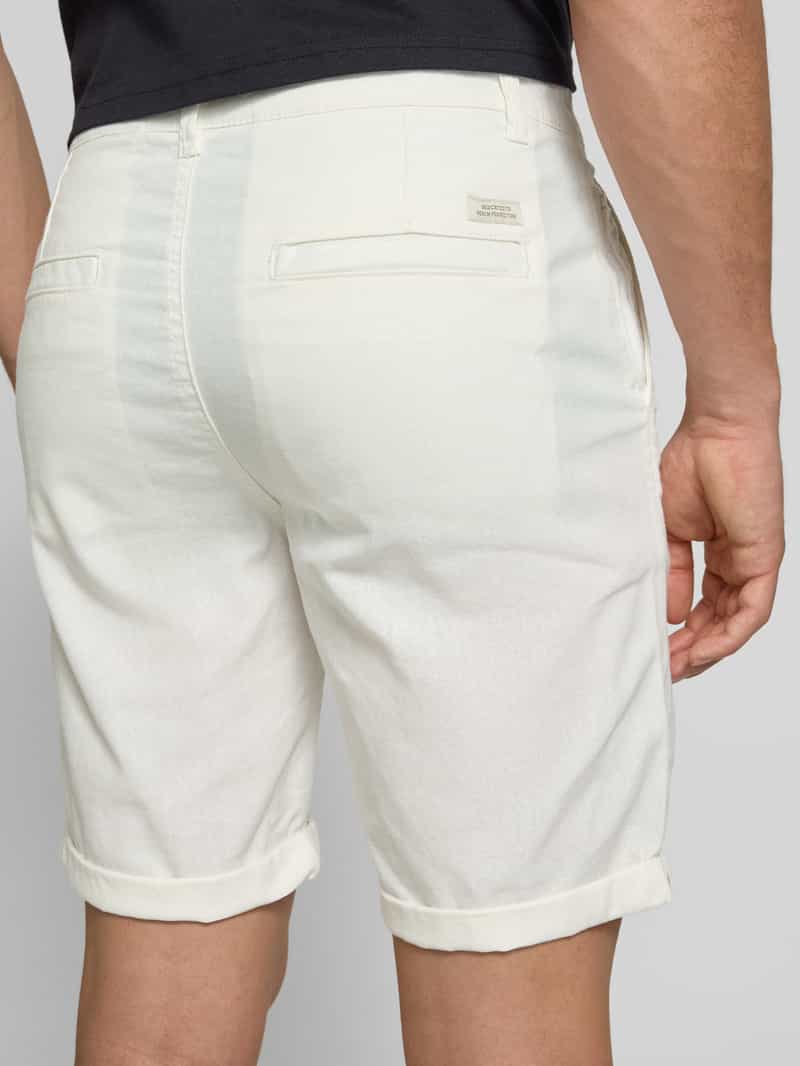 Blend Korte chino van linnenmix