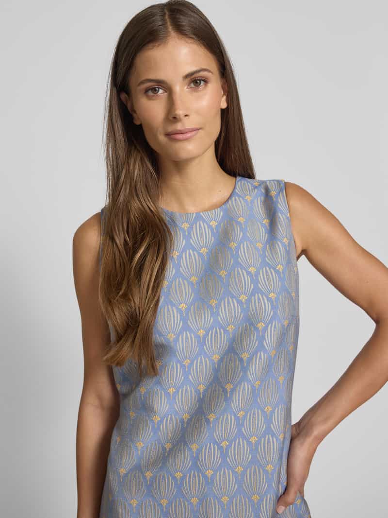 Joop! Kokerjurk met ronde hals model 'Debbie'