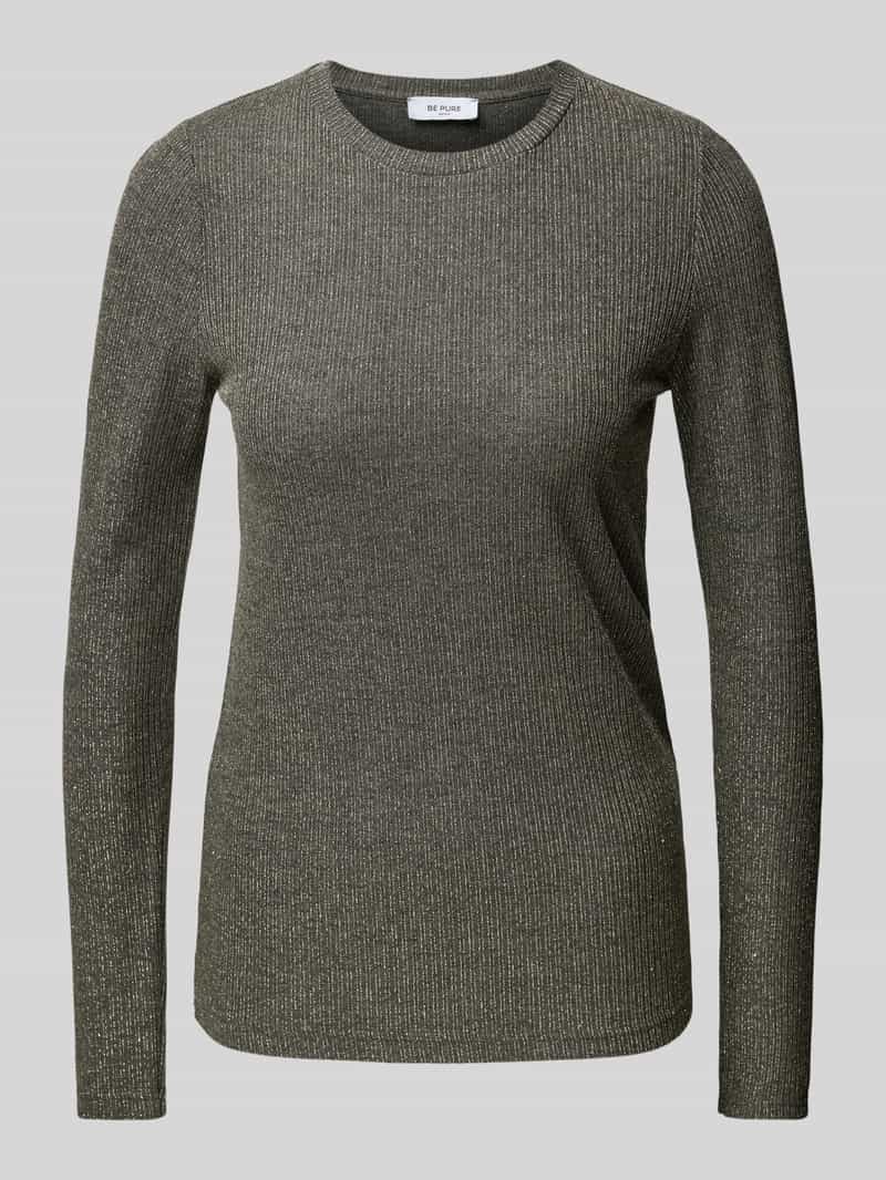 Shirt met lange mouwen en ronde hals