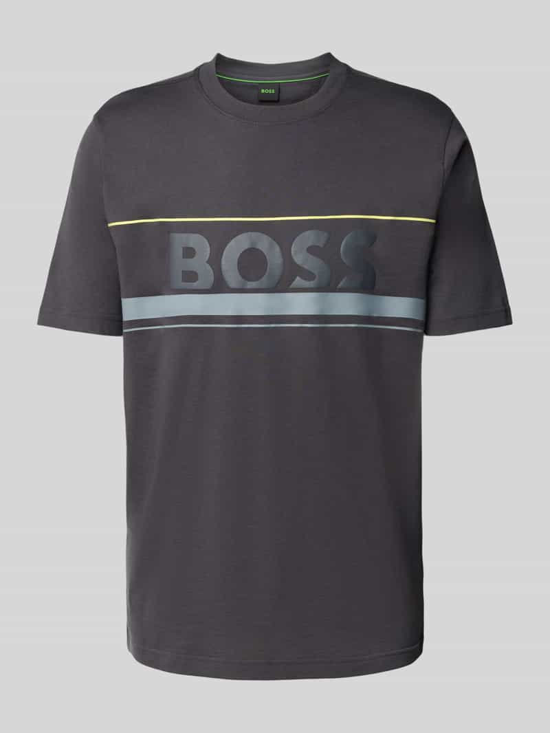 BOSS Green Regular fit T-shirt van puur katoen model 'ICONIC ZONE'
