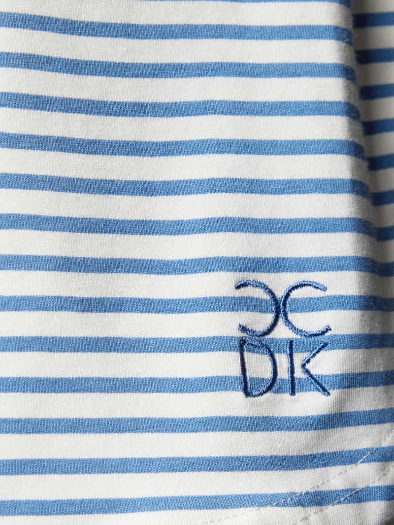 CCDK Copenhagen Relaxed fit korte pyjamabroek met sierstrik model 'Kimmy'