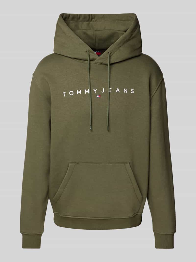 Tommy Jeans Regular fit hoodie met labelstitching