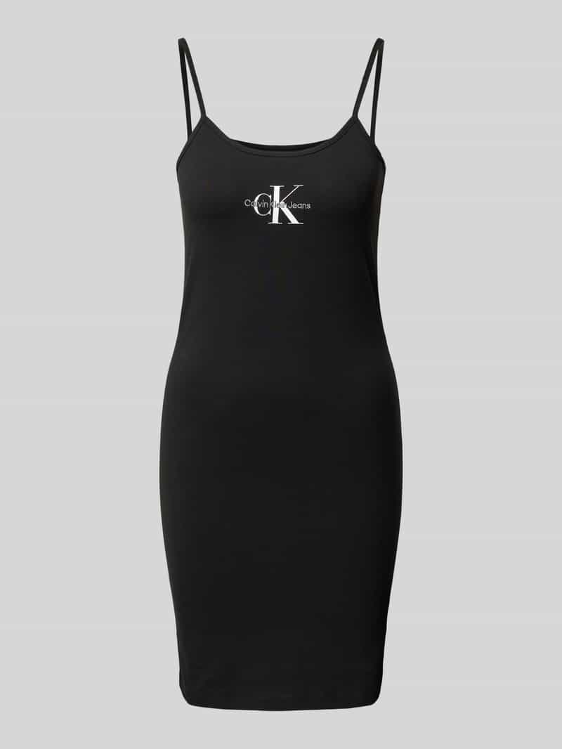 Calvin Klein Jurk met spaghettibandjes MONOLOGO STRAPPY DRESS