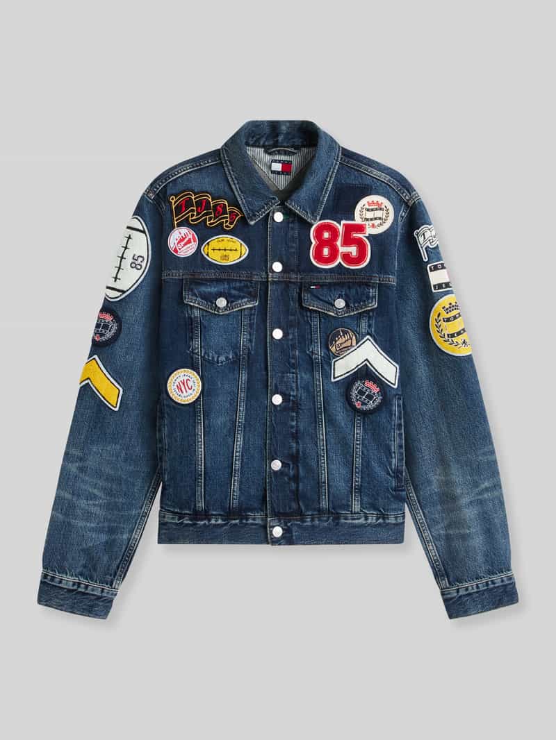 Tommy Jeans Regular fit bomberjack van puur katoen