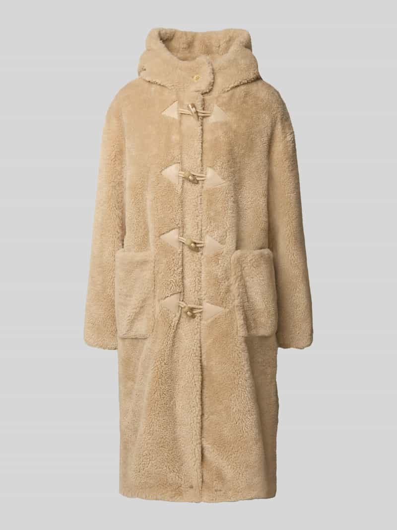 Gil Bret Teddyjas met capuchon en knoopsluiting