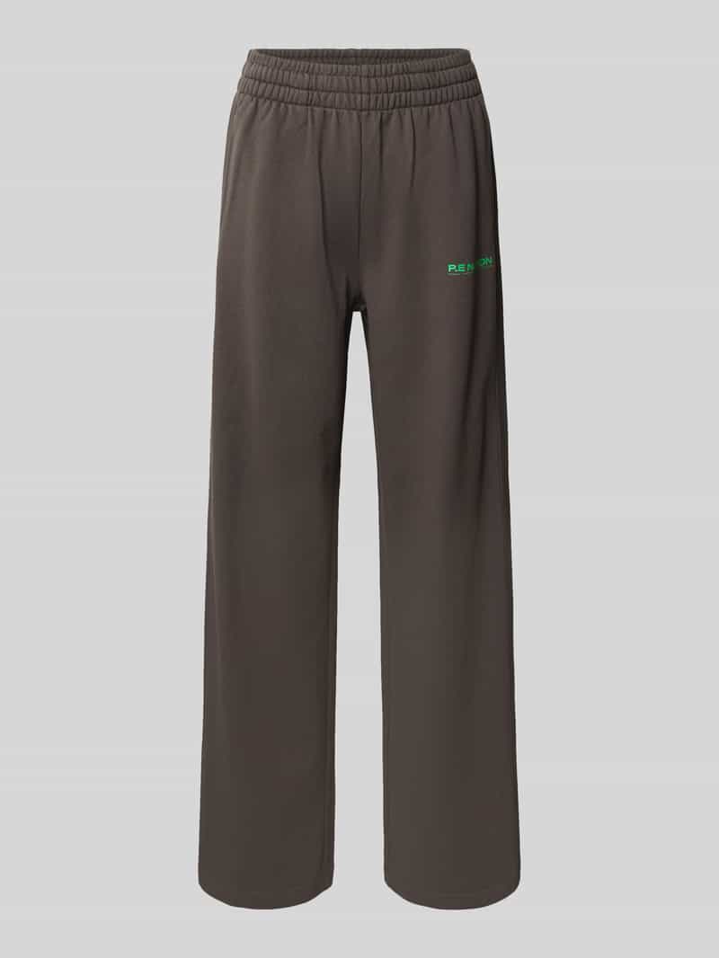 P.E Nation Sweatpants met labeldetail