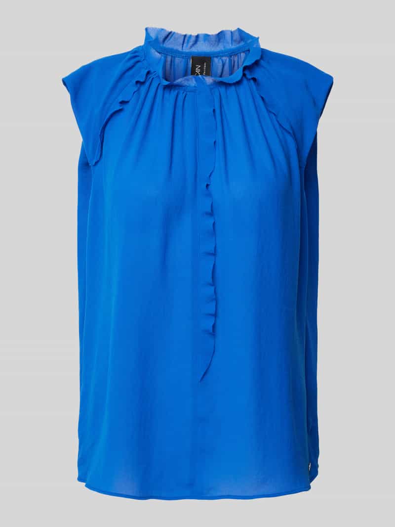 Marc Cain Blouseshirt met opstaande kraag
