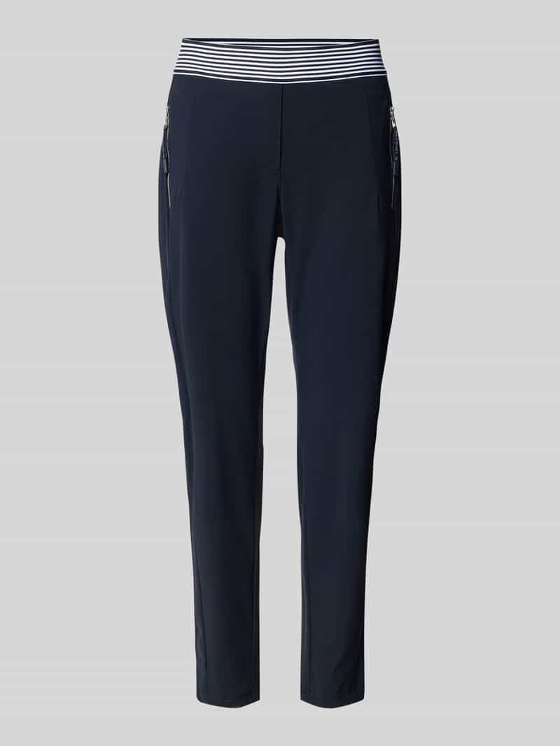 RAFFAELLO ROSSI Slim fit broek in verkorte pasvorm