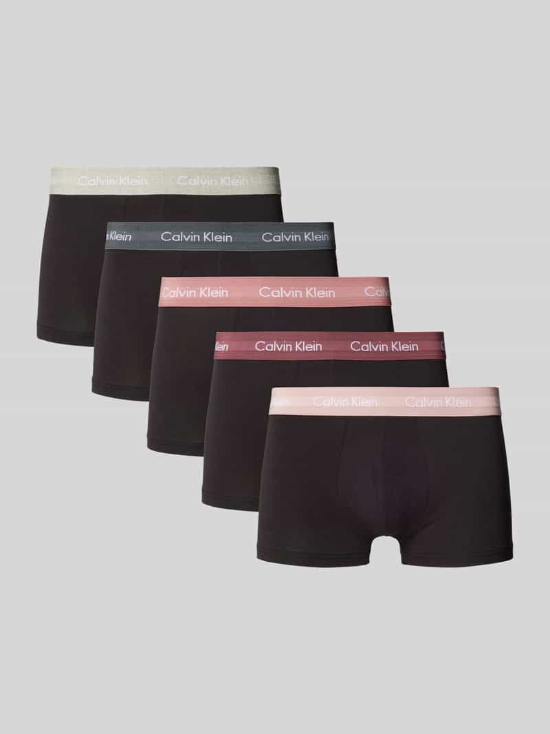 Calvin Klein Underwear Boxershort met elastische band met label in een set van 5 stuks