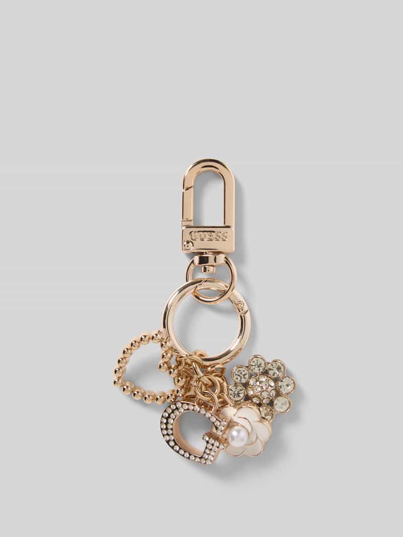 Guess Sleutelhanger met strass-steentjes model 'EVERLEE KEYCHAIN'