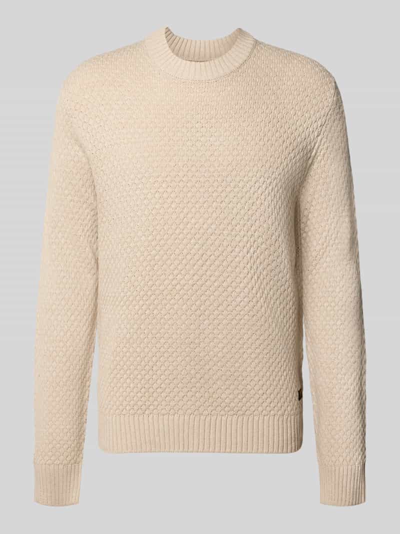 Jack & jones Regular fit gebreide pullover van katoenmix model 'BLAKE'