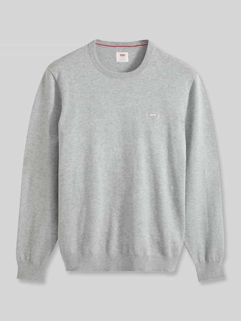 regular fit sweatshirt van katoenmix