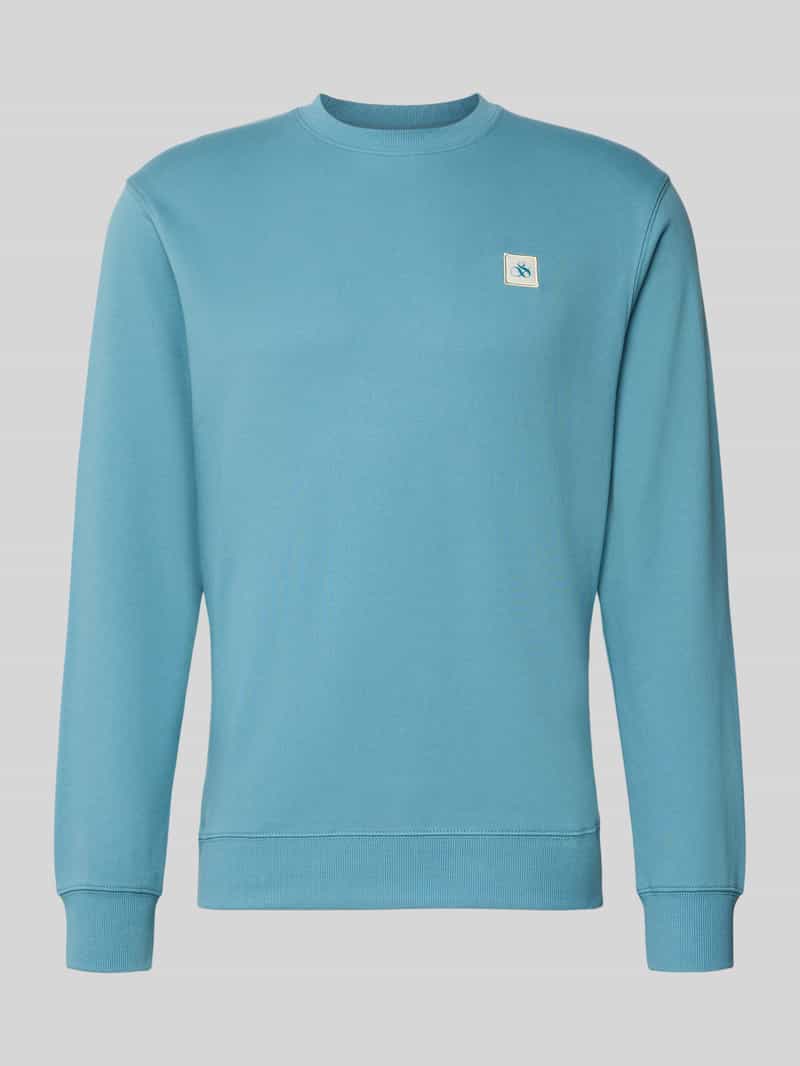 Sweatshirt met labelpatch