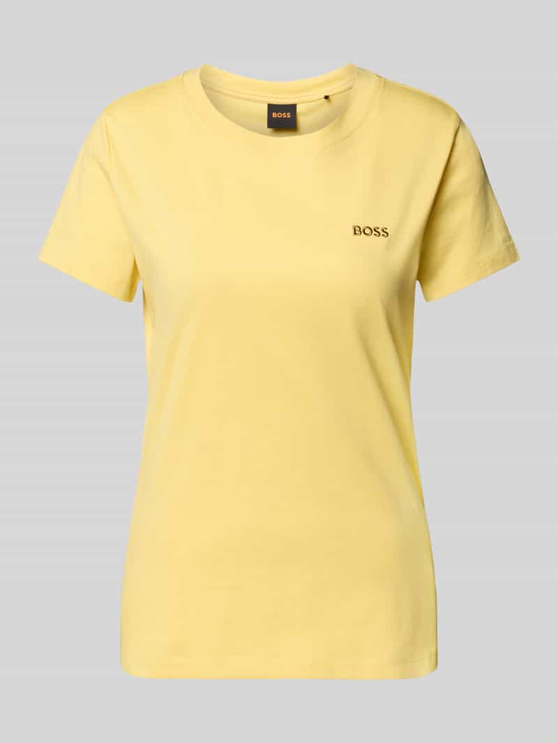 Boss Orange T-shirt met labelstitching model 'Esogo'
