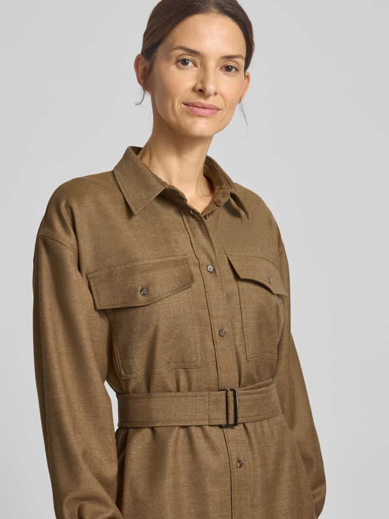 Weekend Max Mara Midi-jurk van scheerwolmix model 'STEMMA'