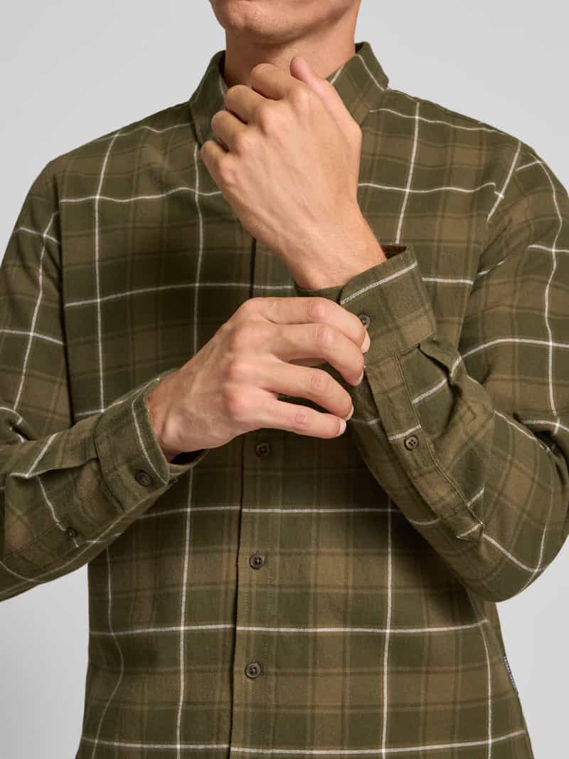 casual friday Regular fit vrijetijdsoverhemd met kentkraag model 'MACE'