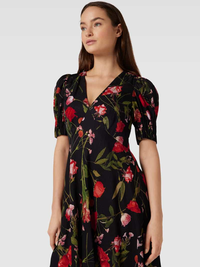 Ted Baker Knielange jurk met all-over bloemenprint model 'SIENNO'