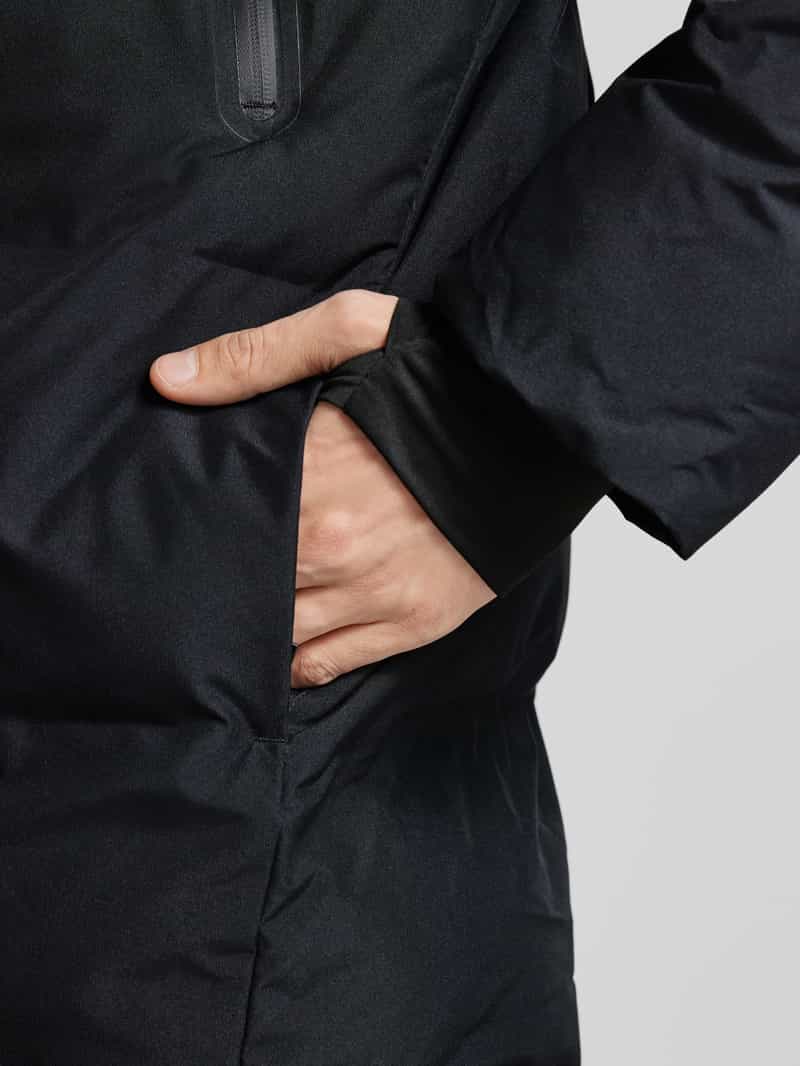jack & jones Gewatteerde lange jas met capuchon model 'ALPHA'