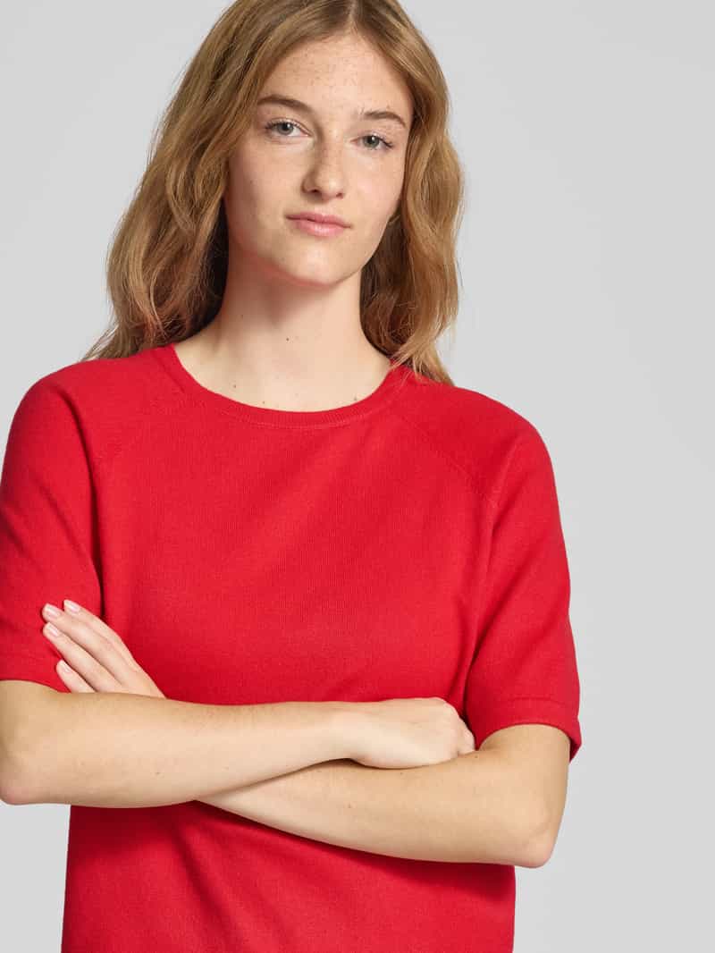 Pieces Regular fit T-shirt met raglanmouwen model 'BREE'