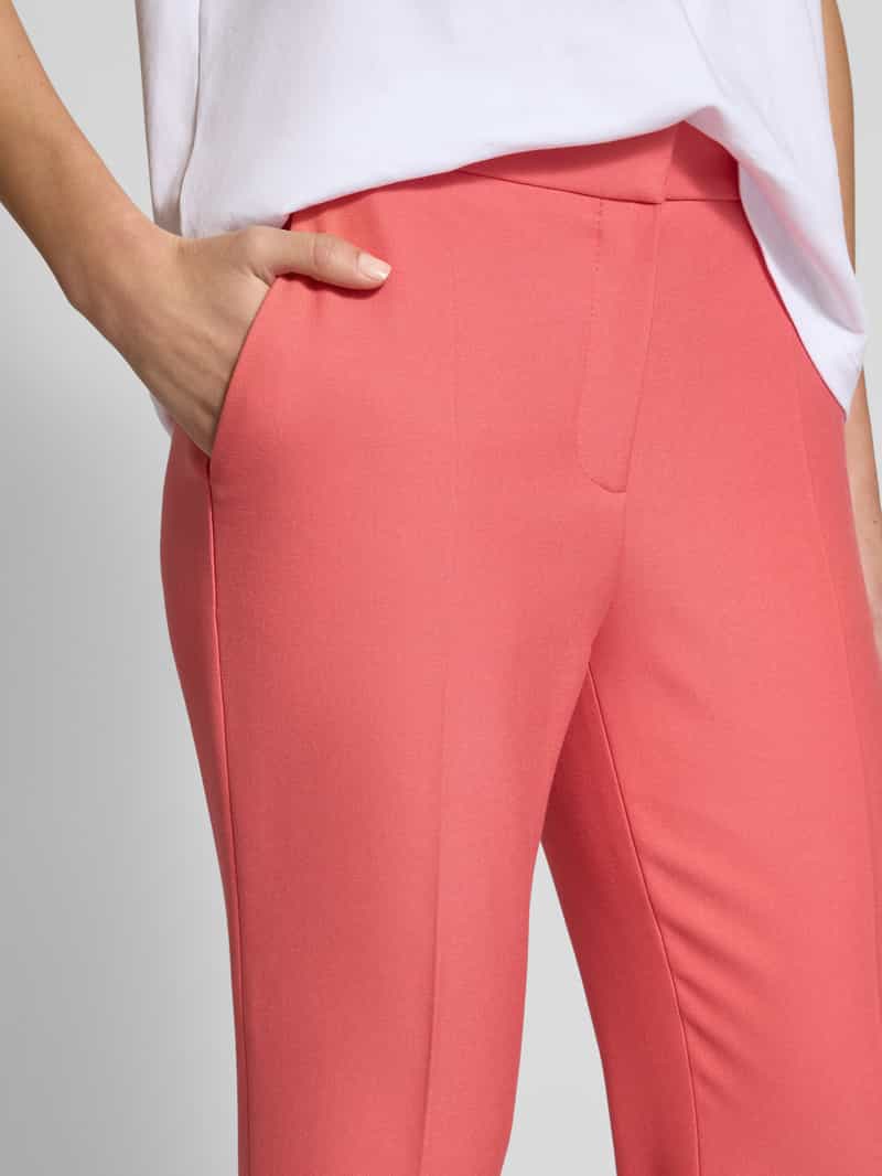 Boss Regular fit stoffen broek met persplooien model 'Timasa'