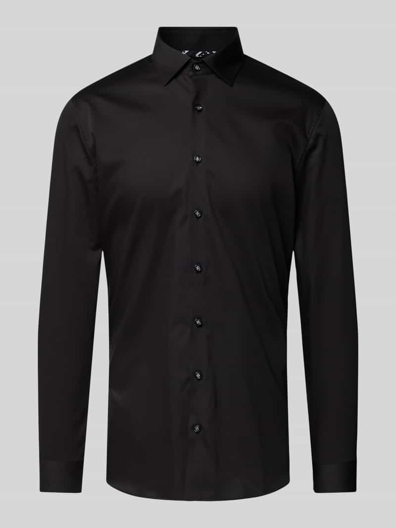 OLYMP No. Six Super slim fit zakelijk overhemd met kentkraag
