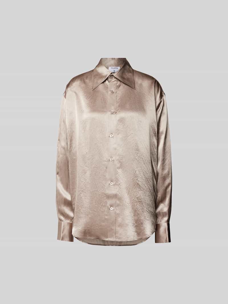 Overhemdblouse met knoopsluiting