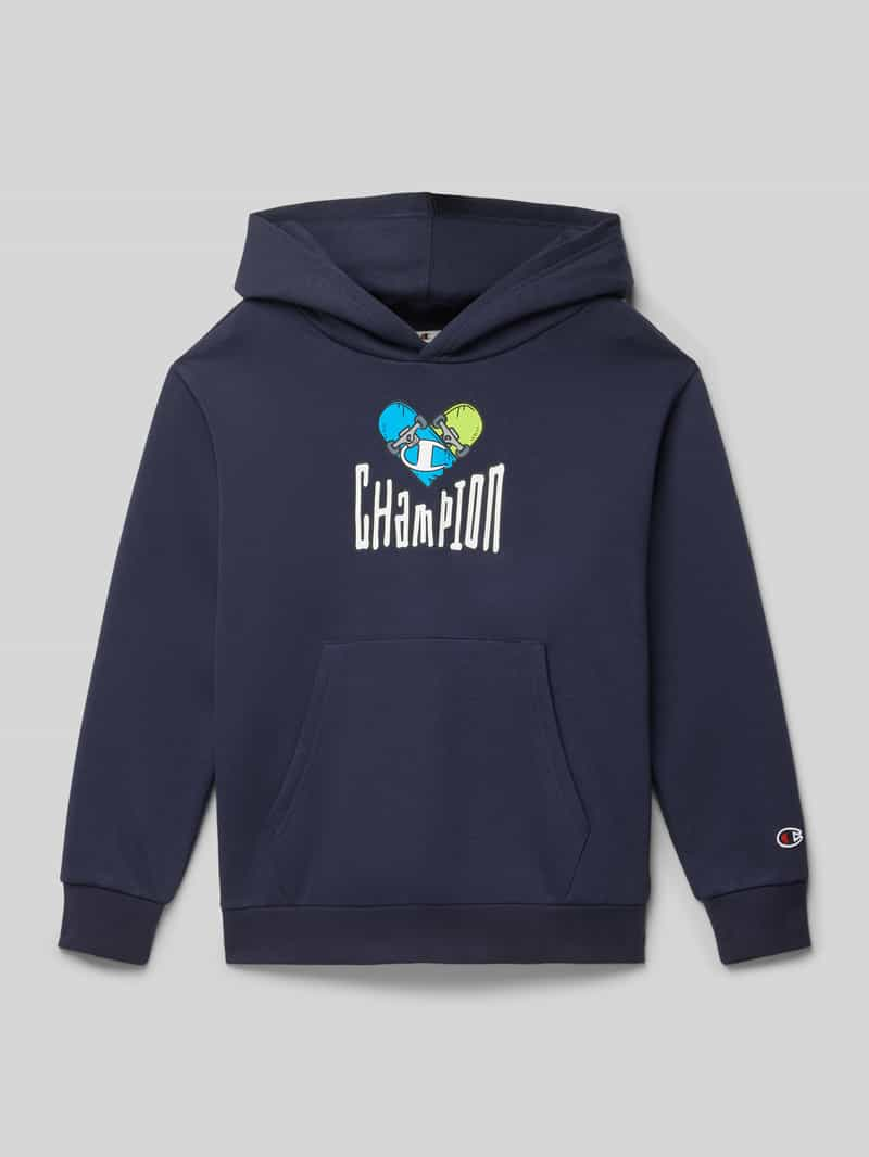 Champion Hoodie met labelprint