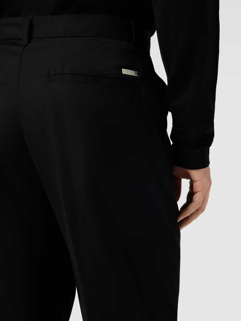 Armani Exchange Regular fit pantalon met logodetail