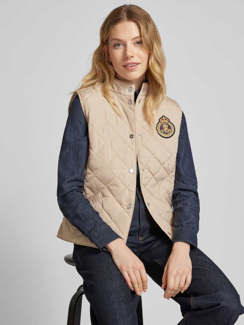 Lauren Ralph Lauren Regular fit gilet met opstaande kraag