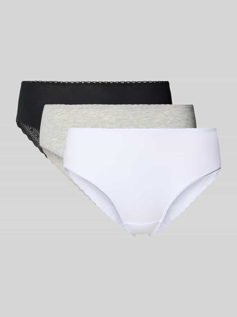 Slips in set van 3 met kant