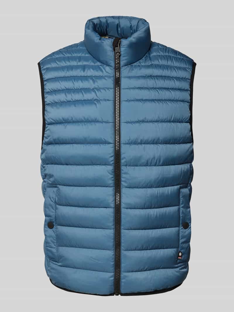 Tom Tailor Regular fit bodywarmer met waterafstotende functie