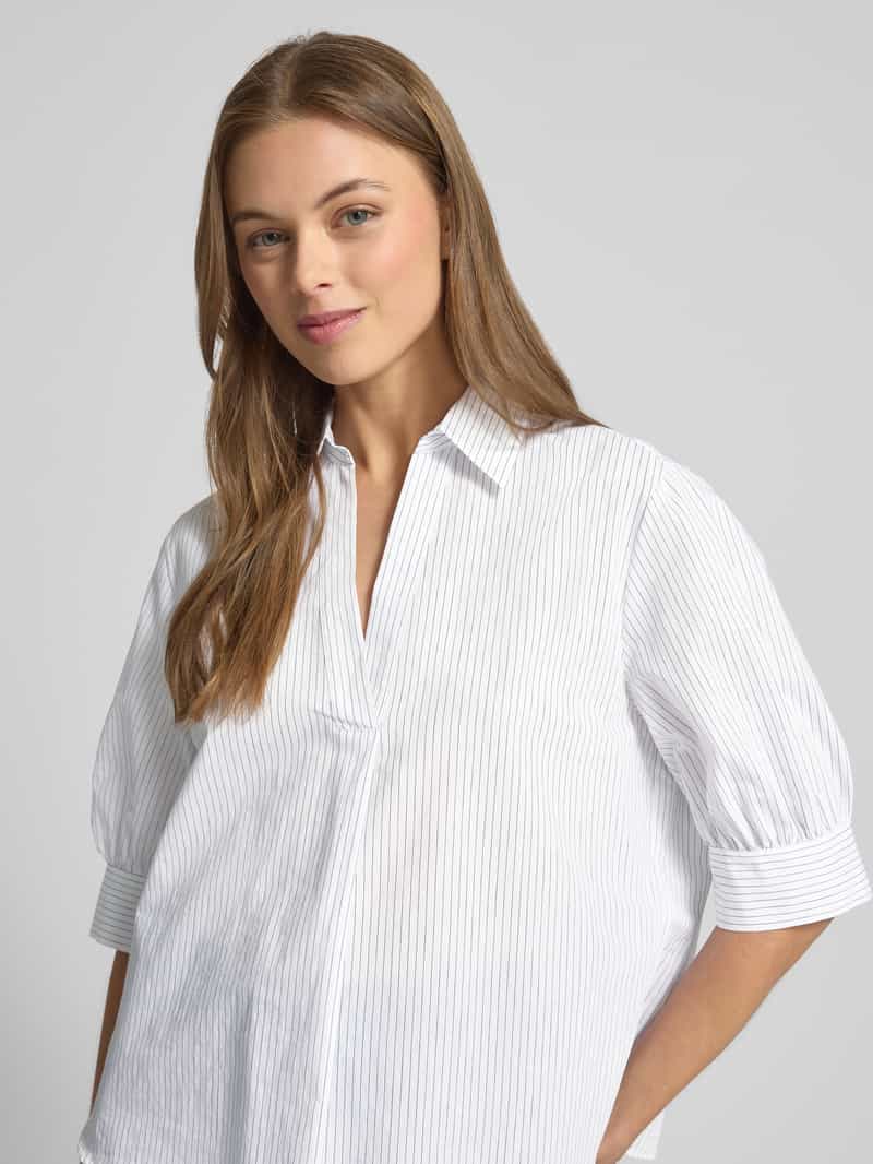 LUISA CERANO Regular fit blouse met V-hals