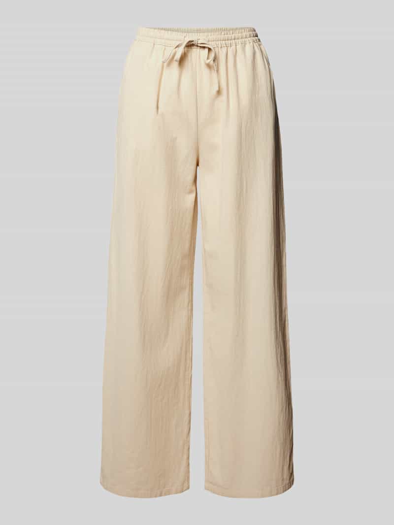 Soyaconcept Wide leg stoffen broek met verkort model 'CISSIE'