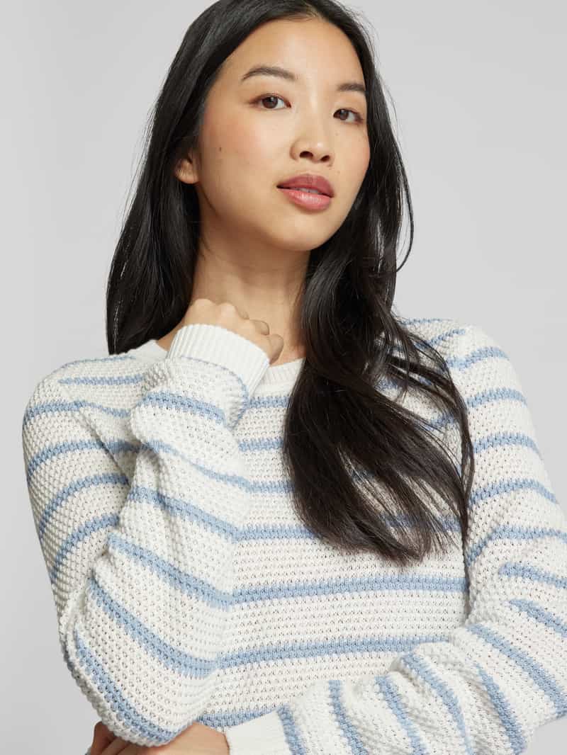 Vila Gebreide pullover met ribboorden