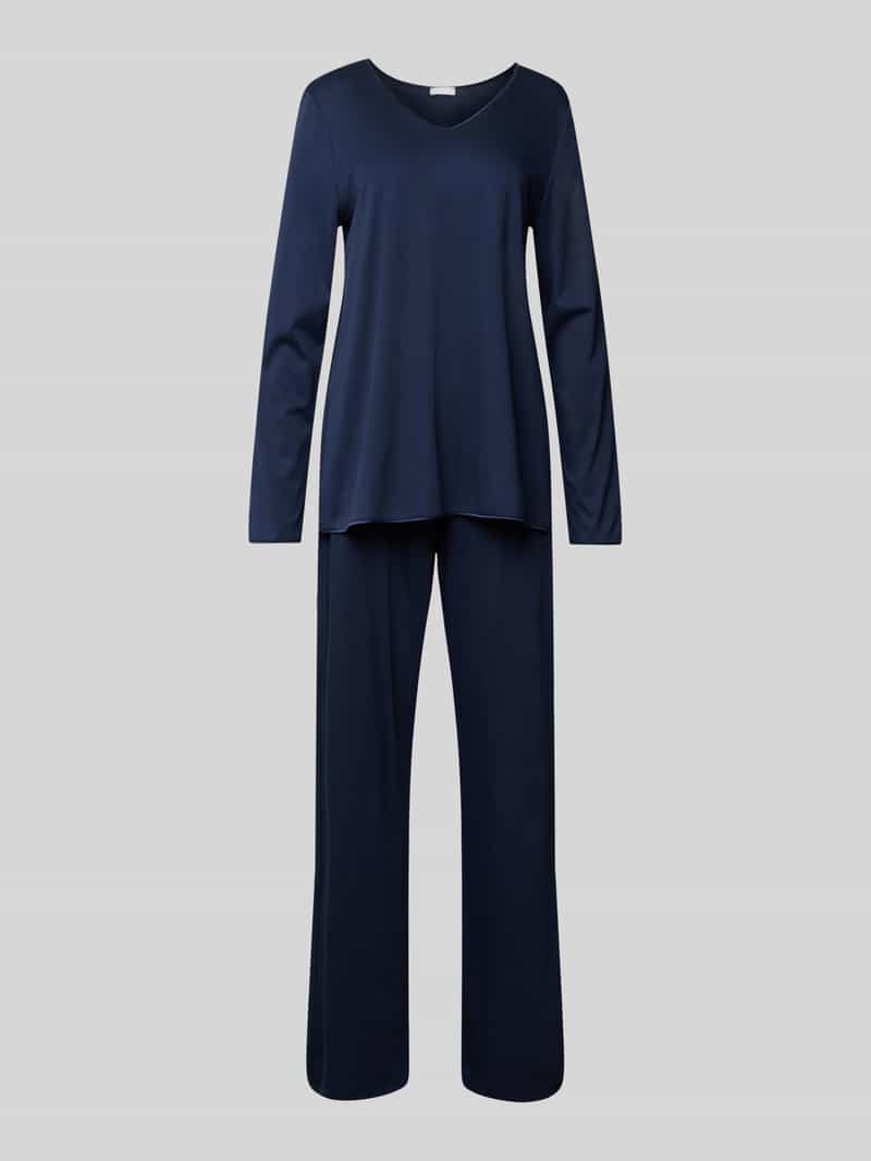 Hanro Pyjama met V-hals