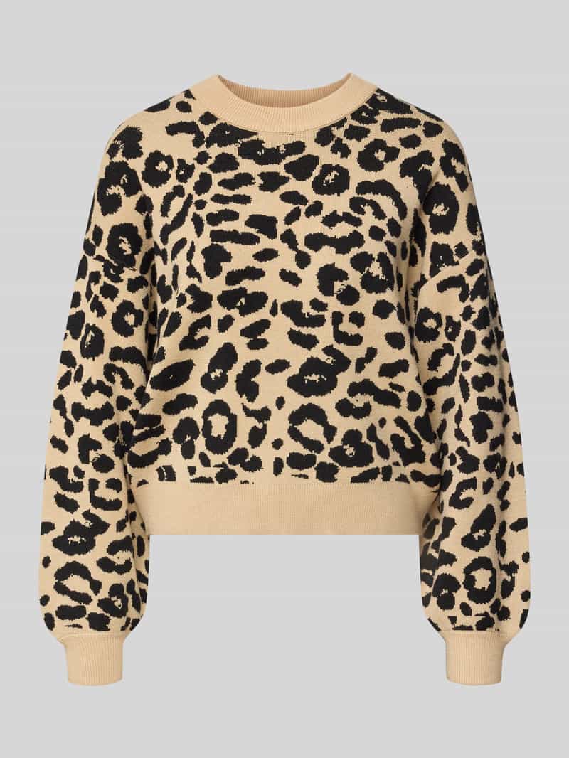 Noisy May Gebreide pullover met ronde hals model 'CHARLOTT'