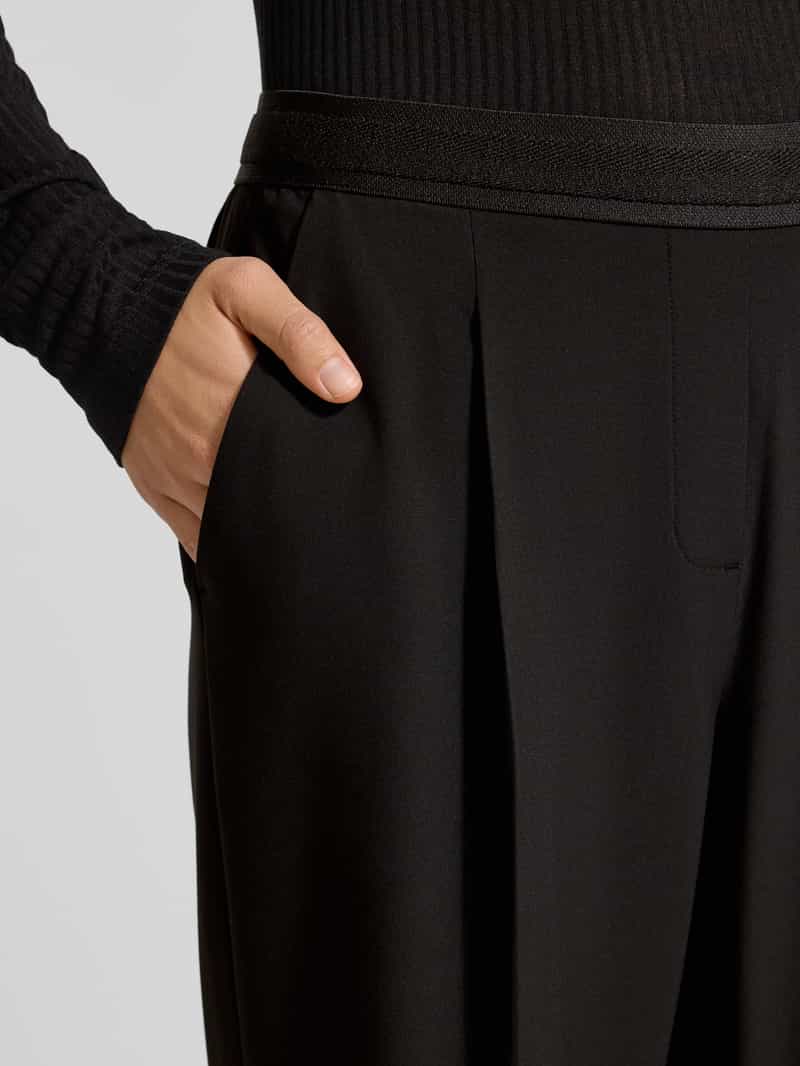 Opus Stoffen broek met elastische band model 'Marou city'