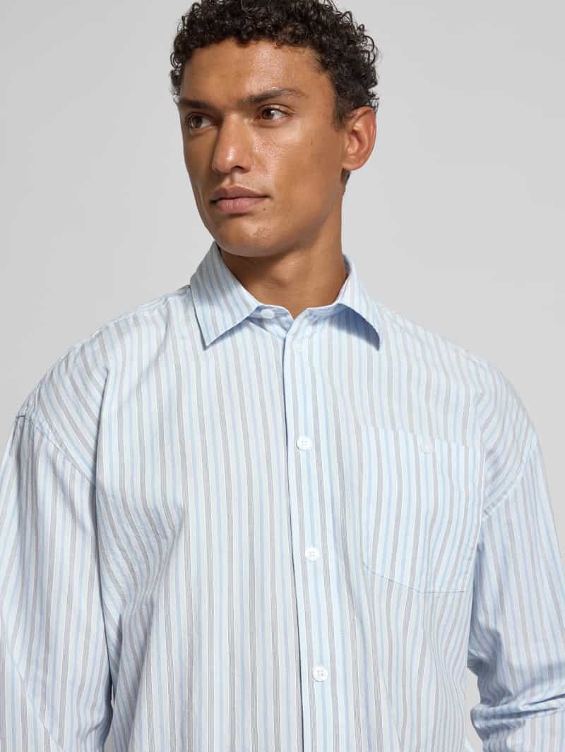 casual friday Regular fit vrijetijdsoverhemd met borstzak model 'WILLE'