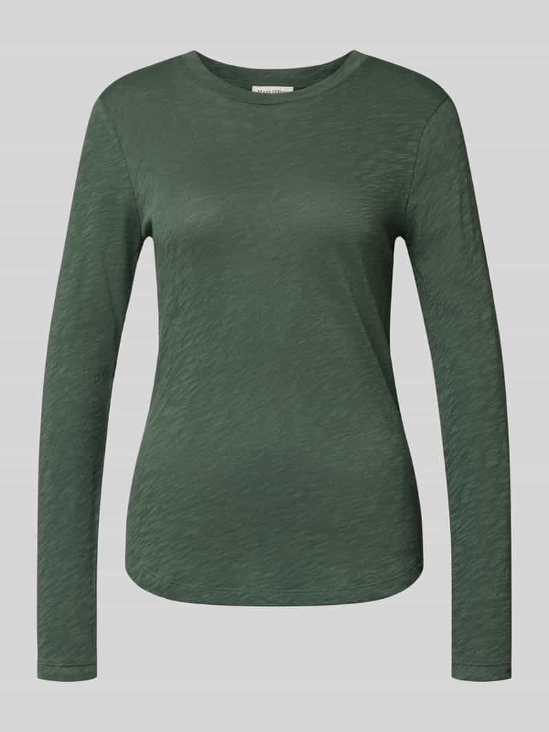 Marc O'Polo Shirt met lange mouwen met afgeronde zoom