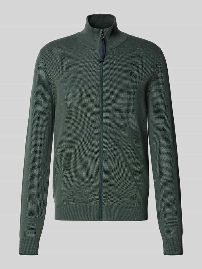 Lerros Gebreid jack in two-tone-stijl met ritssluiting